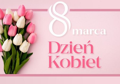 Grafika 1: Życzenia z okazji Dnia Kobiet