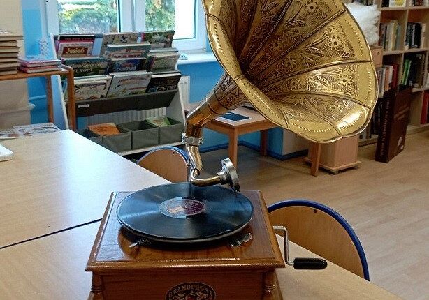 Patefon w naszej bibliotece