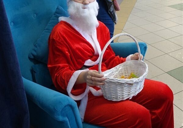 Nasz Mikołaj na Festynie Bożonarodzeniowym