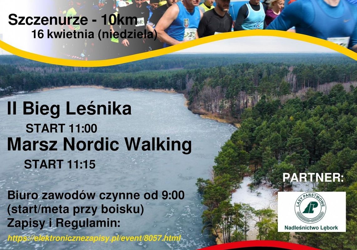 Grafika 1: Zapraszamy do udziału w II Biegu Leśnika