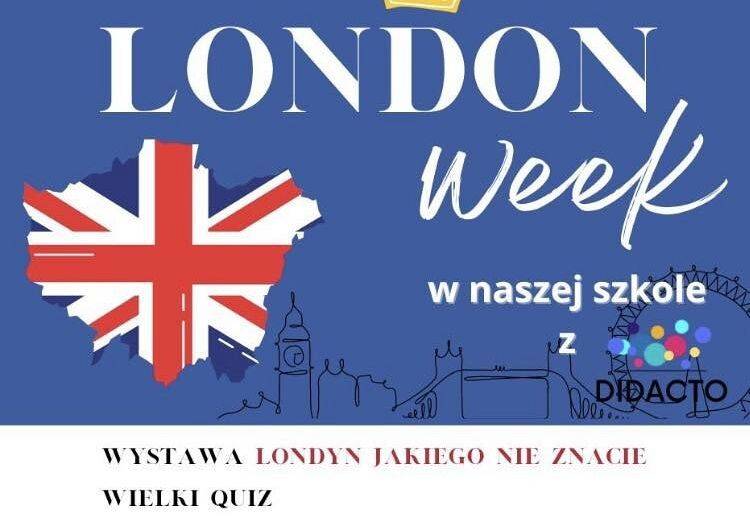 Grafika 1: LONDON WEEK - plan obchodów z okazji Dnia Języka Angielskiego