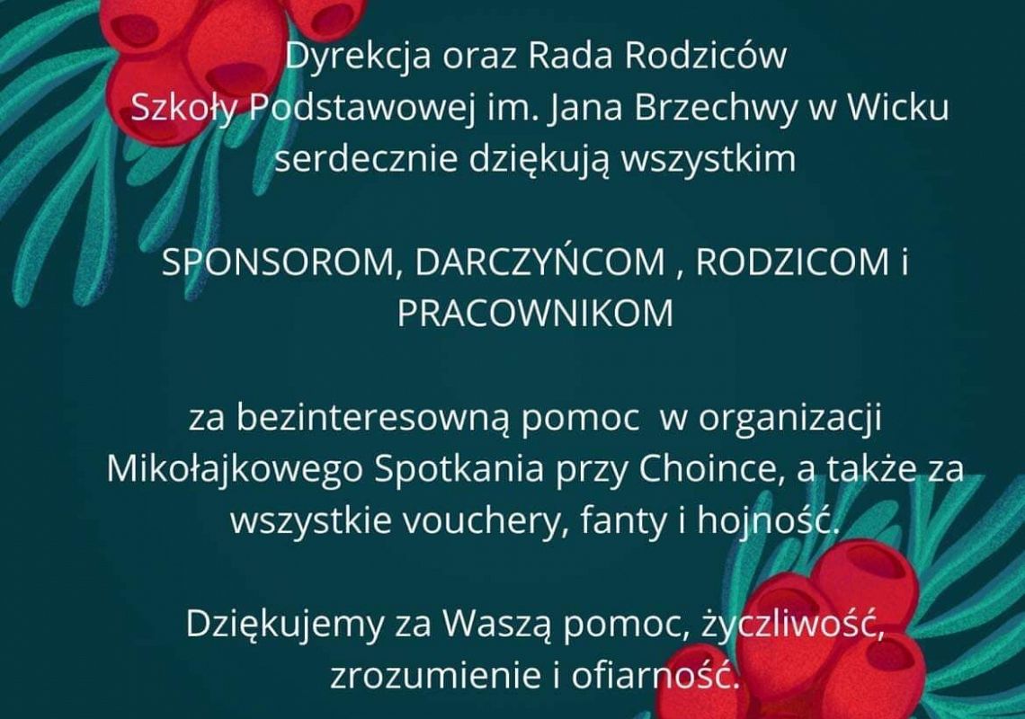 Grafika 1: Podziękowania