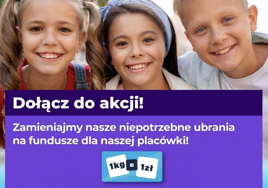 Grafika 1: Nasza placówka dołączyła do programu „Szkoła w Porządku” na portalu marki Ubrania do Oddania