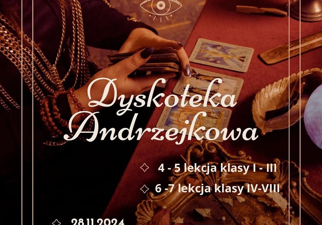 Grafika 1: Zapraszamy na Dyskotekę Andrzejkową!