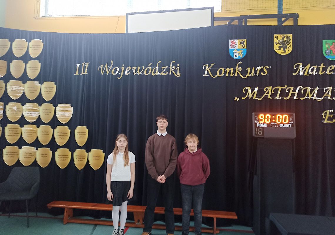 Grafika 1: Udział naszych uczniów w etapie rejonowym Wojewódzkiego Konkursu Matematycznego „MATHMAN” w Redkowicach