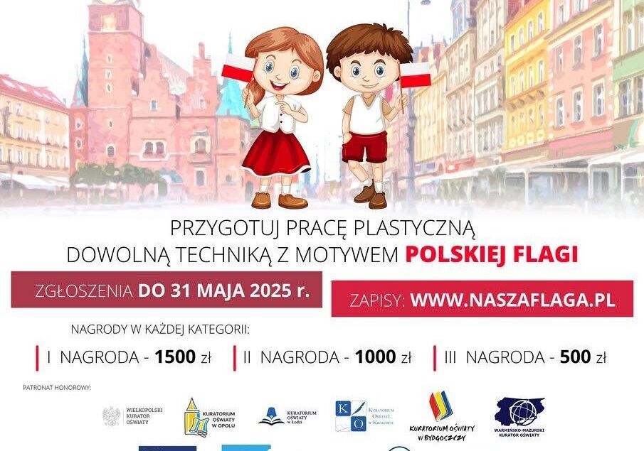 Grafika 1: „Nasza Flaga” - zapraszamy do udziału w konkursie