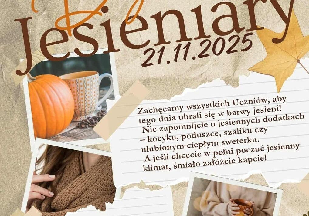 Grafika 1: Samorząd Uczniowski zaprasza na Dzień Jesieniary