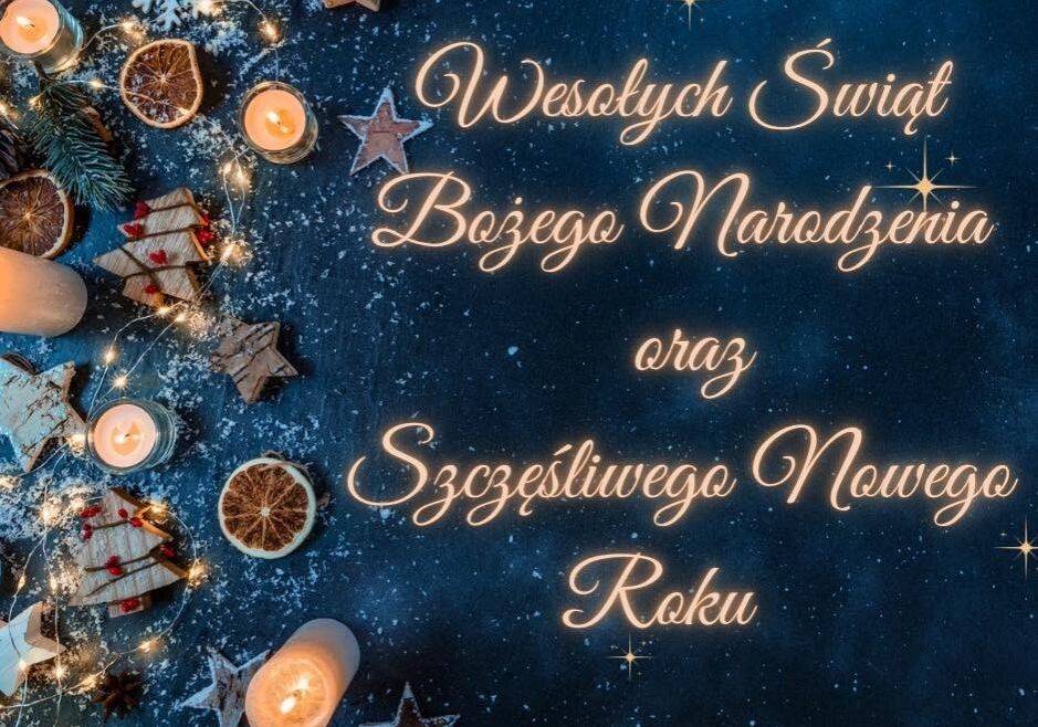Grafika 1: Życzenia na Boże Narodzenie i Nowy 2026 Rok