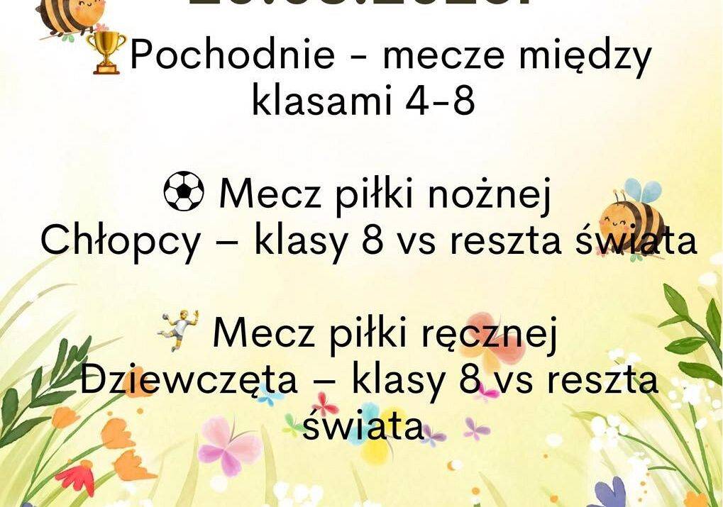 Grafika 1: Sportowe powitanie wiosny