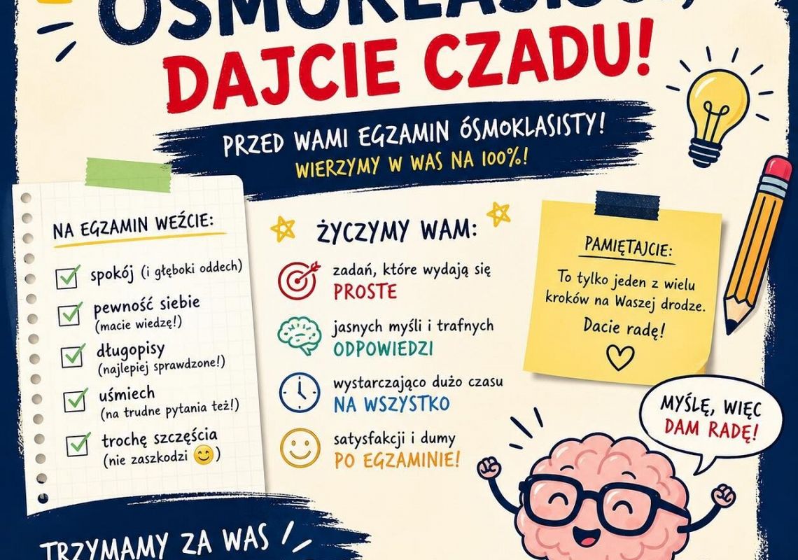 Grafika 1: Ósmoklasiści, dajcie czadu!