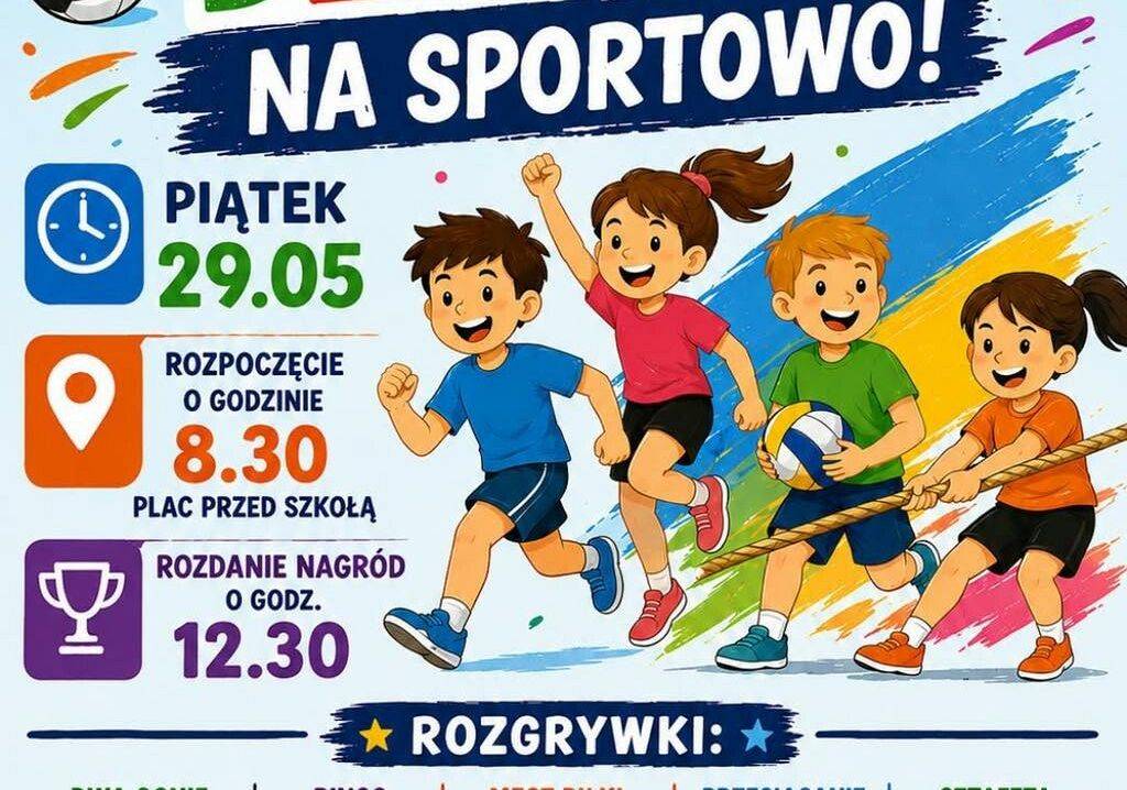 Grafika 1: Sportowy Dzień Dziecka już w piątek, 29.05! 