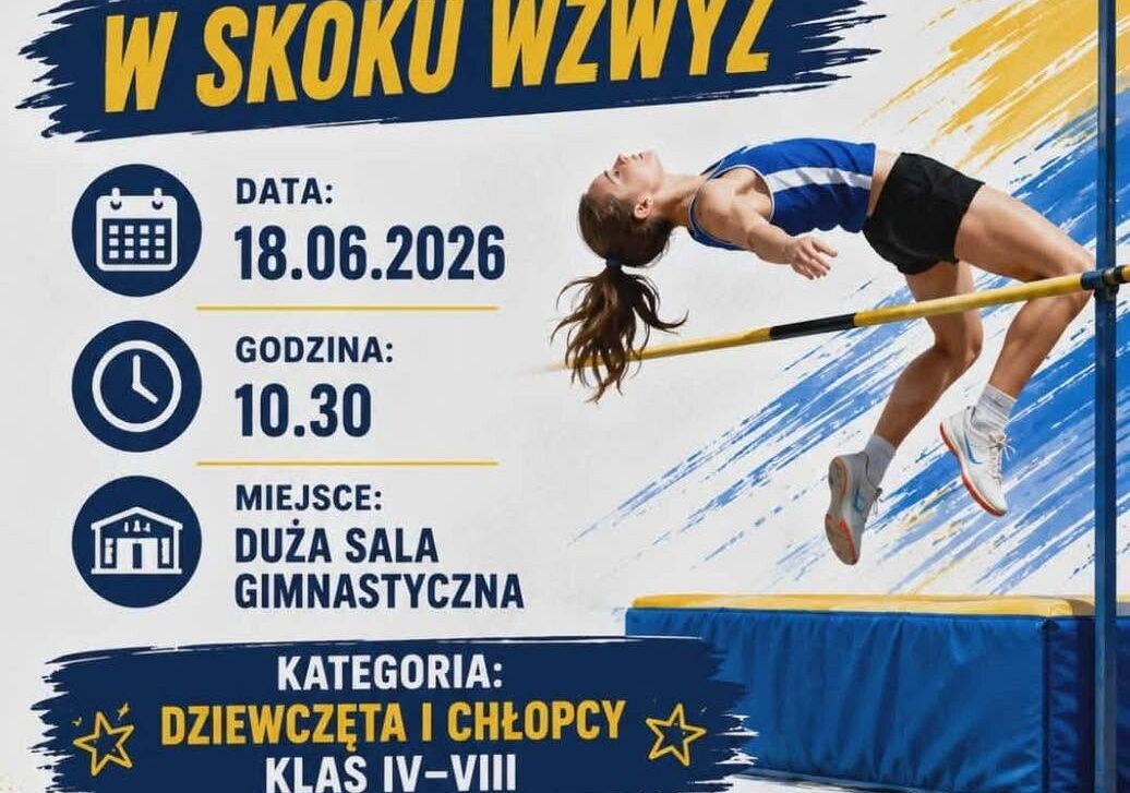 Grafika 1: MISTRZOSTWA SZKOŁY W SKOKU WZWYŻ! 