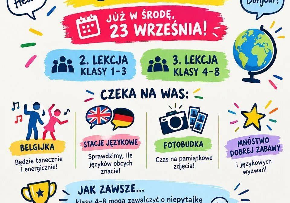 Grafika 1: Przypominamy! Już w środę – Dzień Języków Obcych!