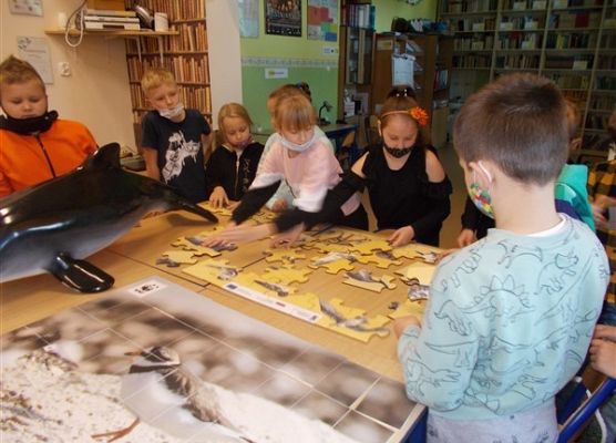 IIIA układa przyrodnicze puzzle