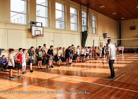 trening z piłki siatkowej