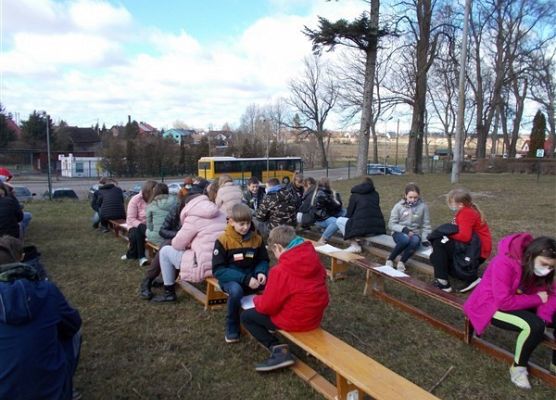 Akcja Socrates Café dla kl. VII w szkolnym plenerze 4