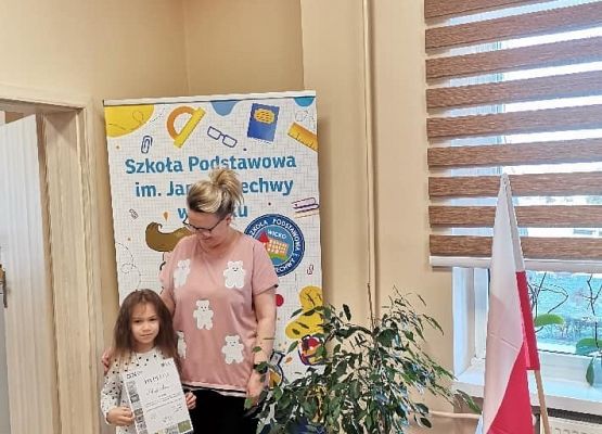 Grafika 4: Nasi uczniowie nagrodzeni i wyróżnieni w wiosennym konkursie recytatorskim Biblioteki Gminnej w Wicku