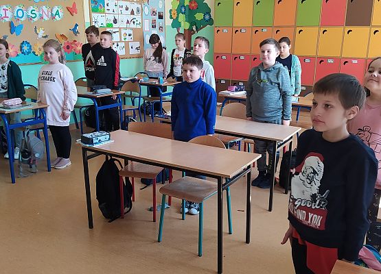 Grafika 2: Uczniowie omawiali lekturę pt. "Asiunia"