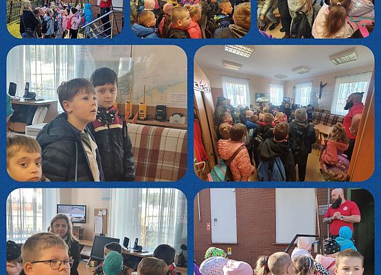 Grafika 6: Wycieczki do Kapitanatu Portu w Łebie i Ratownictwa Morskiego SAR uczniów klas młodszych (kl. Ib, IIb – 26.04, kl. IIa, IIIb – 28.04)