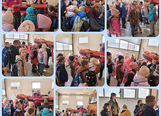 Grafika 7: Wycieczki do Kapitanatu Portu w Łebie i Ratownictwa Morskiego SAR uczniów klas młodszych (kl. Ib, IIb – 26.04, kl. IIa, IIIb – 28.04)