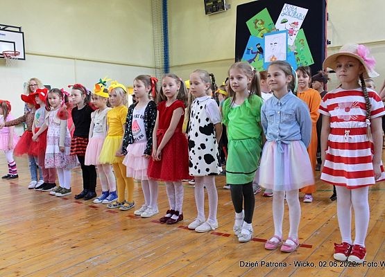 Grafika 6: Obchody Dnia Patrona, Dnia Dziecka i Dnia Sportu w szkole w Wicku