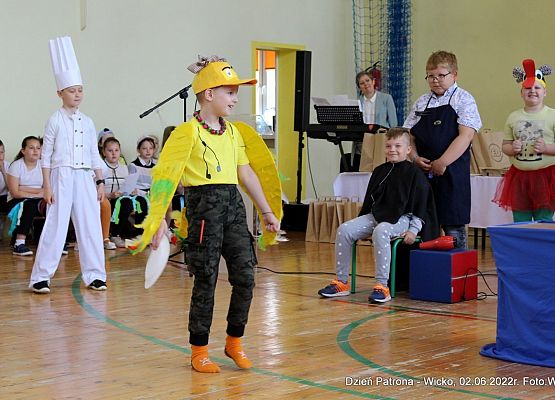 Grafika 9: Obchody Dnia Patrona, Dnia Dziecka i Dnia Sportu w szkole w Wicku