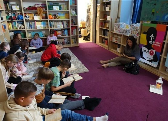 "Noc Bibliotek" 2022 w Bibliotece SP Wicko 2