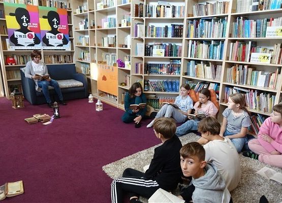 "Noc Bibliotek" 2022 w Bibliotece SP Wicko 7