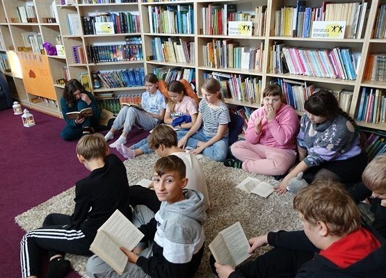 "Noc Bibliotek" 2022 w Bibliotece SP Wicko 8