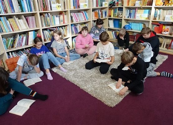 "Noc Bibliotek" 2022 w Bibliotece SP Wicko 9