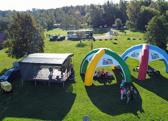 Grafika 4: Rozwijamy nasze "Pomorskie Żagle Wiedzy" - tym razem na pikniku nad jeziorem Sarbsko i w Ośrodku Kultury Morskiej w Gdańsku