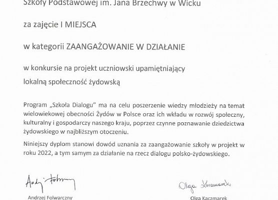 Grafika 3: Ogólnopolski sukces projektu „Szkoła Dialogu”