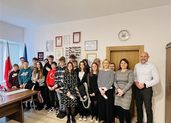 Wizyta klas ósmych w Urzędzie Gminy w Wicku 4