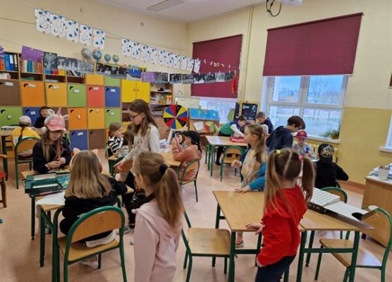 Grafika 19: Dzień Gier Komputerowych i Planszowych w szkole w Wicku