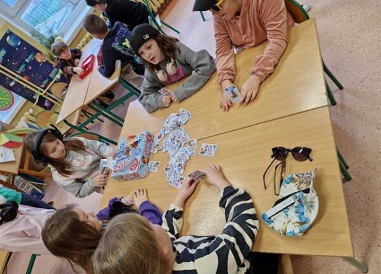 Grafika 20: Dzień Gier Komputerowych i Planszowych w szkole w Wicku