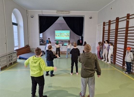 Grafika 39: Dzień Gier Komputerowych i Planszowych w szkole w Wicku