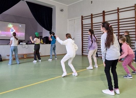 Grafika 49: Dzień Gier Komputerowych i Planszowych w szkole w Wicku