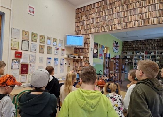 Grafika 55: Dzień Gier Komputerowych i Planszowych w szkole w Wicku