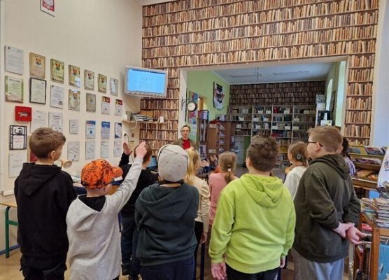 Grafika 56: Dzień Gier Komputerowych i Planszowych w szkole w Wicku