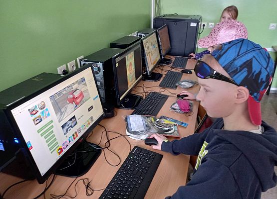 Grafika 112: Dzień Gier Komputerowych i Planszowych w szkole w Wicku