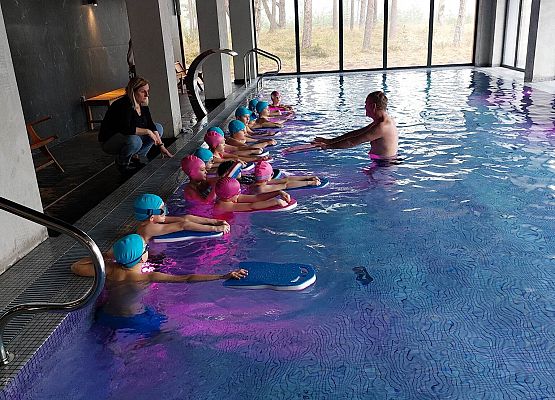 Zajęcia na basenie kl. IIIA