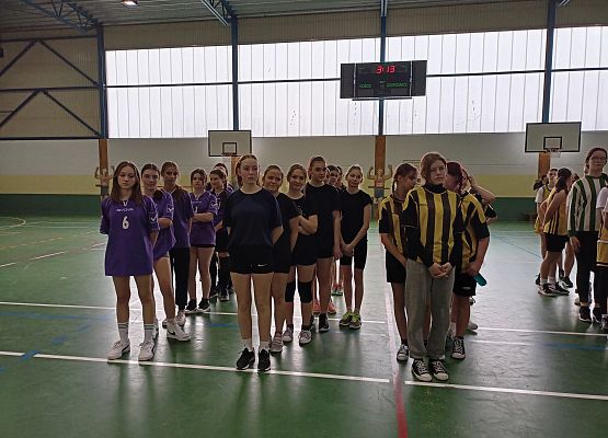 Zwycięska drużyna szczypiornistek SP Wicko 2