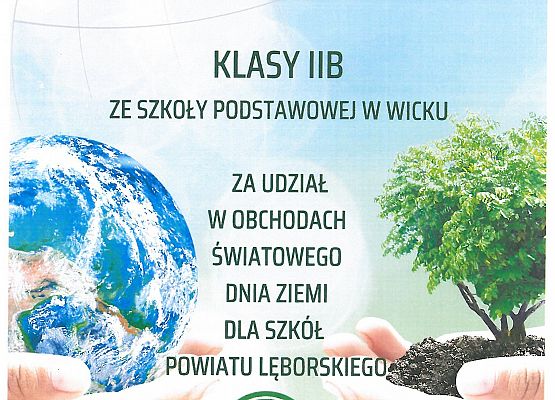 Podziękowania dla kl. IIB
