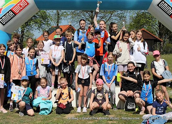 Grafika 1: Worek medali dla naszej reprezentacji w IV Biegu o Grand Prix Gminy Wicko