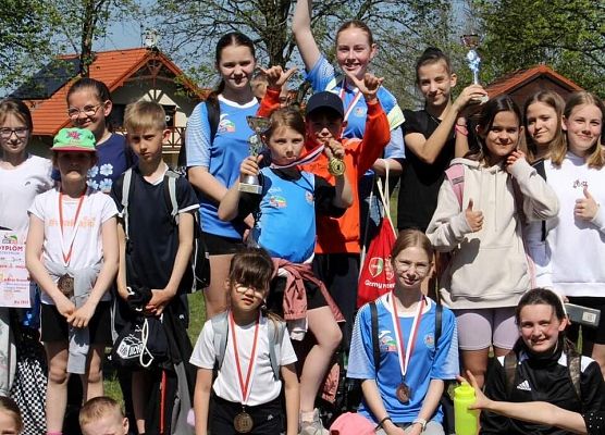 Grafika 3: Worek medali dla naszej reprezentacji w IV Biegu o Grand Prix Gminy Wicko