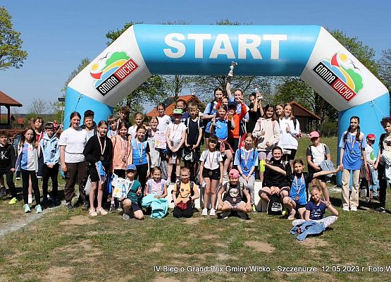 Grafika 4: Worek medali dla naszej reprezentacji w IV Biegu o Grand Prix Gminy Wicko