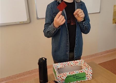 Grafika 3: Lektura w pudełku – „Akademia Pana Kleksa” na lekcjach polskiego  w kl. IV a