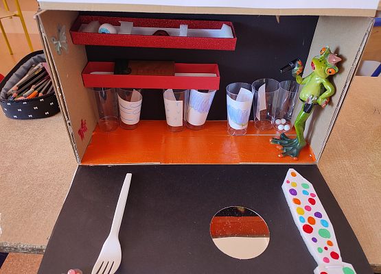 Grafika 12: Lektura w pudełku – „Akademia Pana Kleksa” na lekcjach polskiego  w kl. IV a