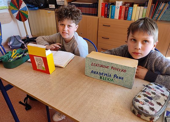 Grafika 13: Lektura w pudełku – „Akademia Pana Kleksa” na lekcjach polskiego  w kl. IV a