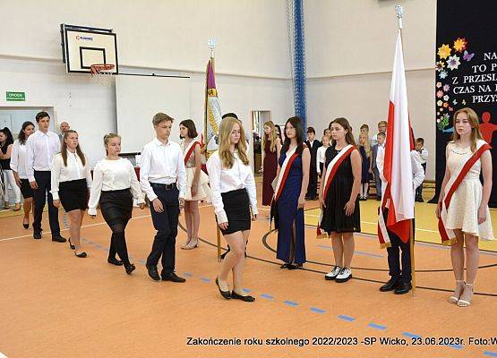 Grafika 8: Uroczysty apel z okazji zakończenia roku szkolnego 2022/2023